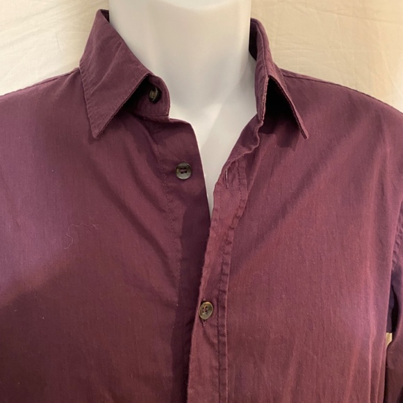 ROBERTO CAVALLI JUST CAVALLI Men’s Purple Button Down Shirt Sz M or 50 eur - Picture 2 of 9